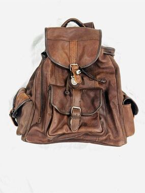 Unbranded Distressed Leather Backpack